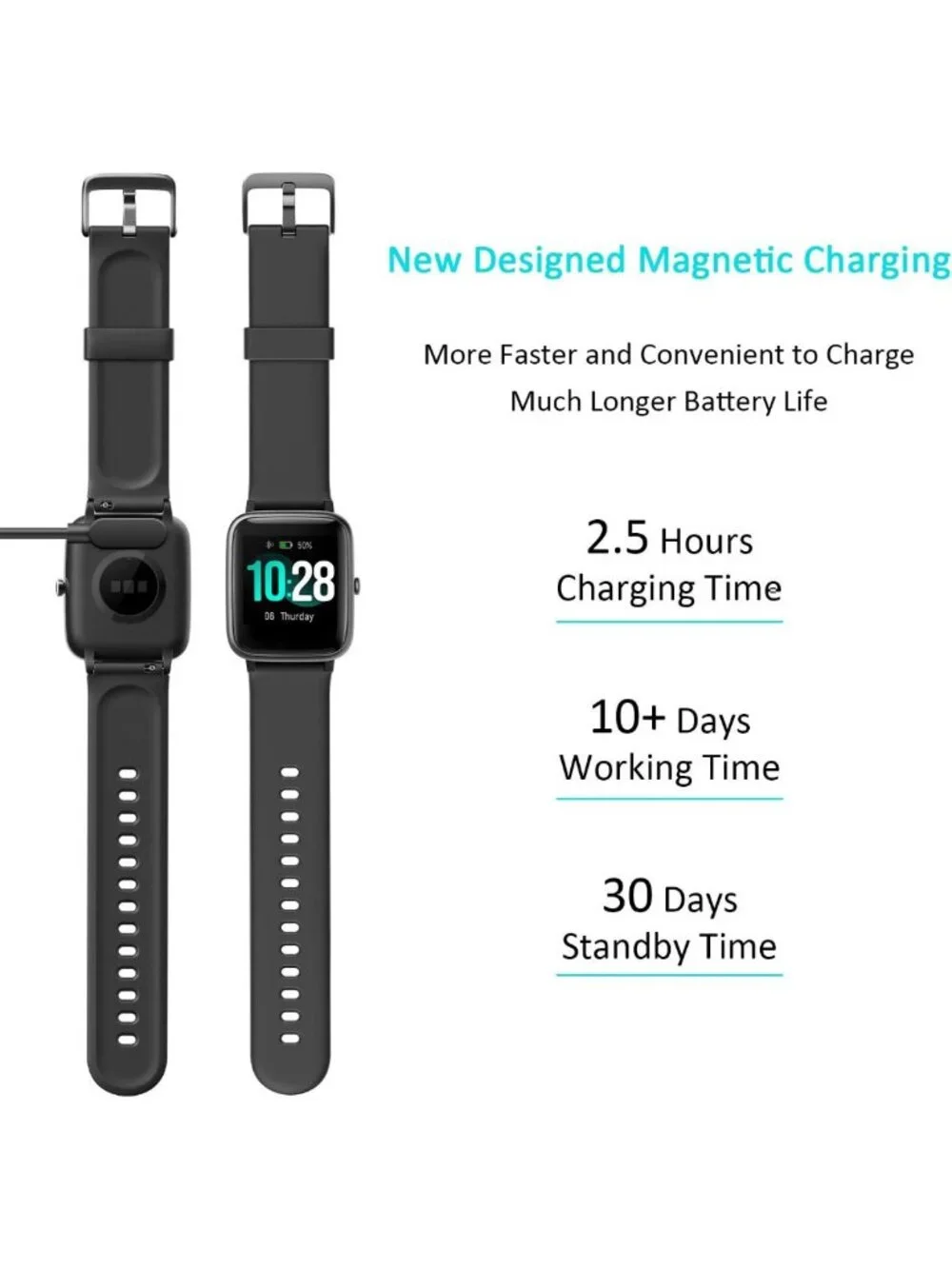 Smartwatch for Men & Women - 1.8” Ultra-HD Display, Fitness Tracker, Waterproof